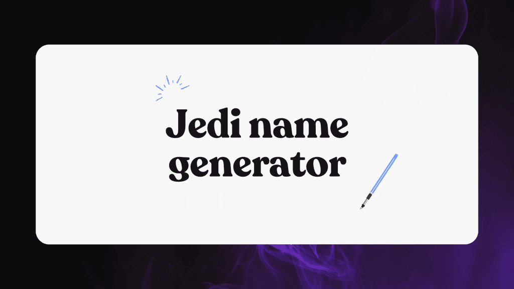 jedi name generator