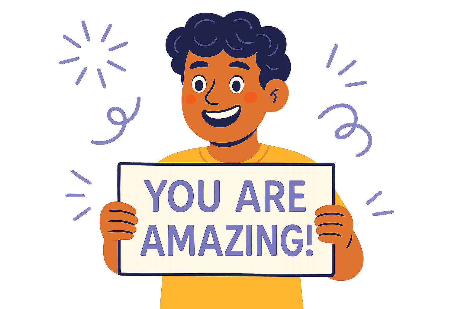 you are amazing illustration